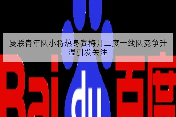 曼联青年队小将热身赛梅开二度一线队竞争升温引发关注
